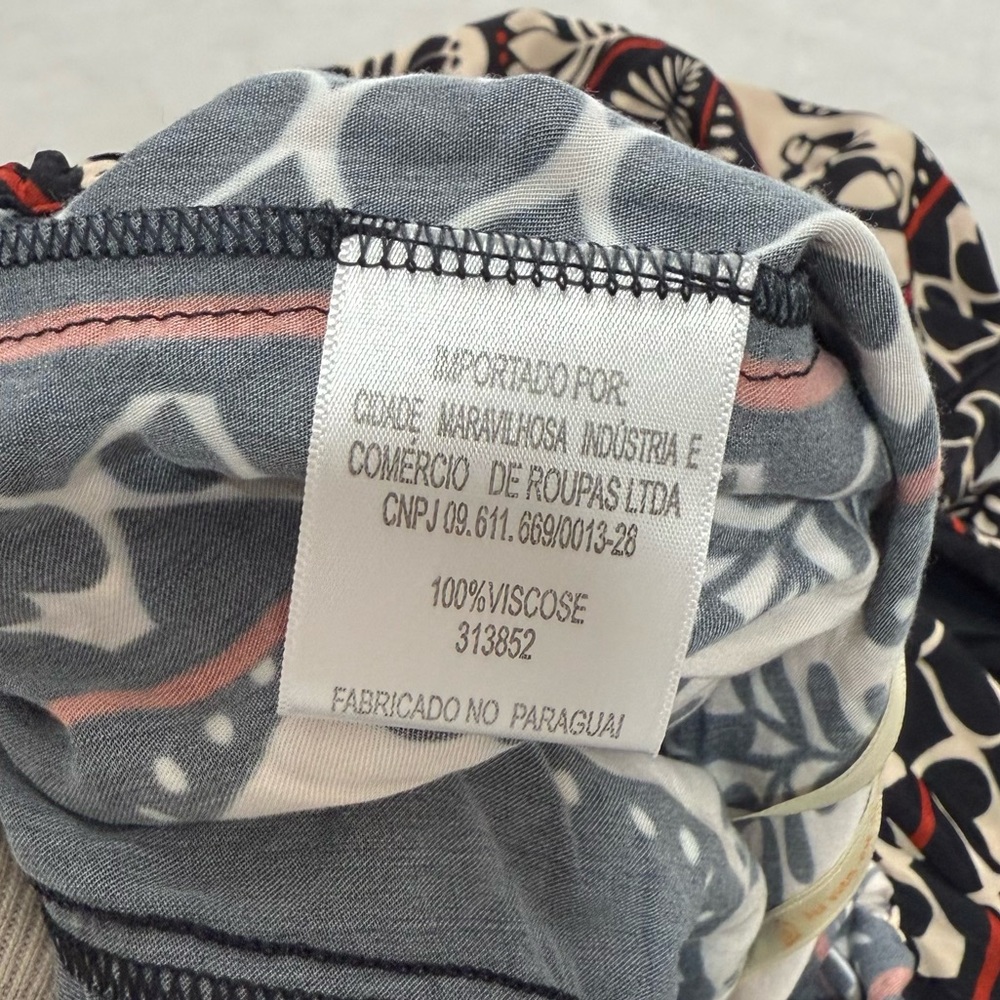 FARM Rio Macacao Passion Scarf Print Open-Back Jumpsuit Size XS Hearts Combo - Picture 9 of 12